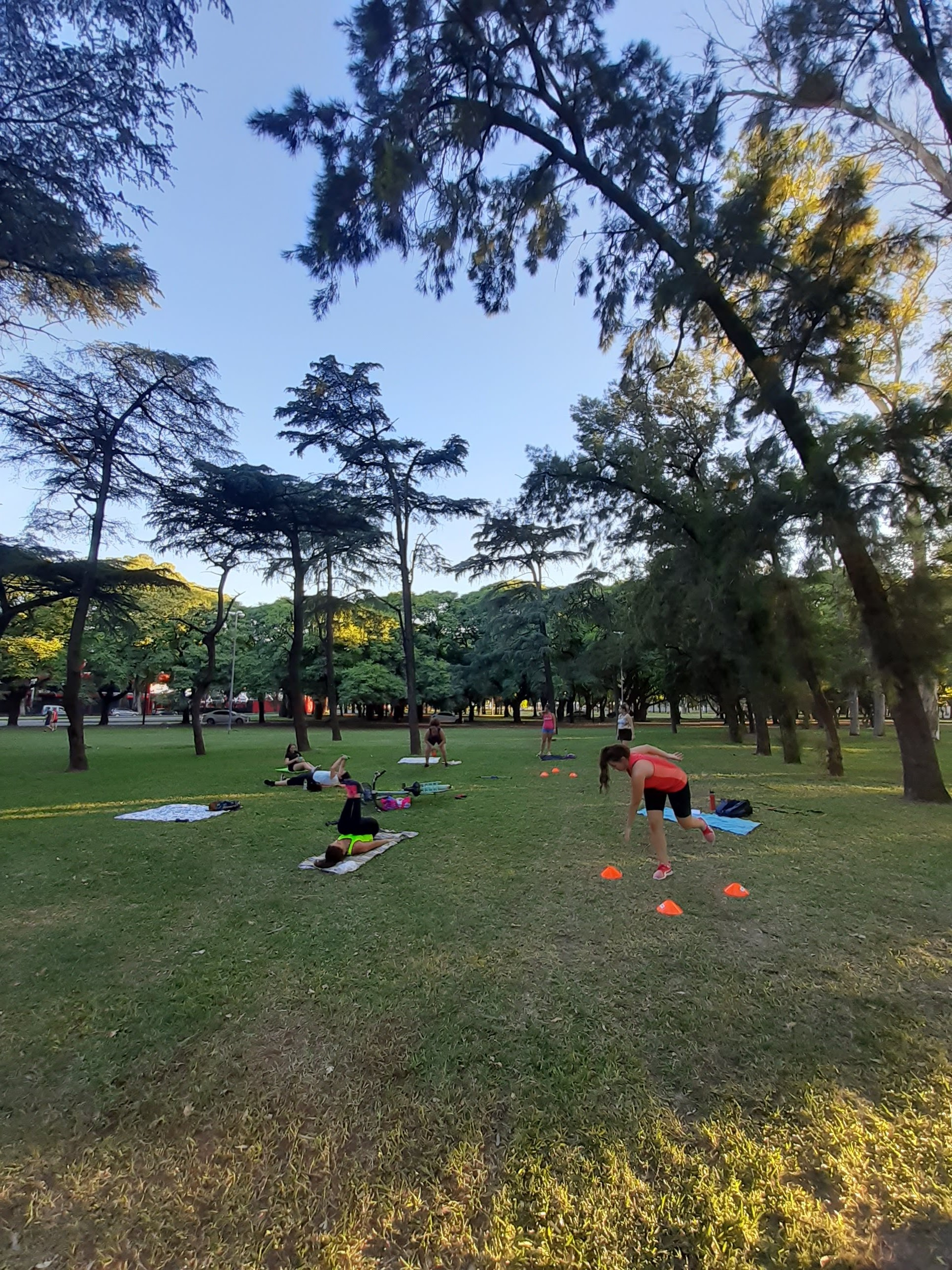 Foto de entrenamiento funcional al aire libre