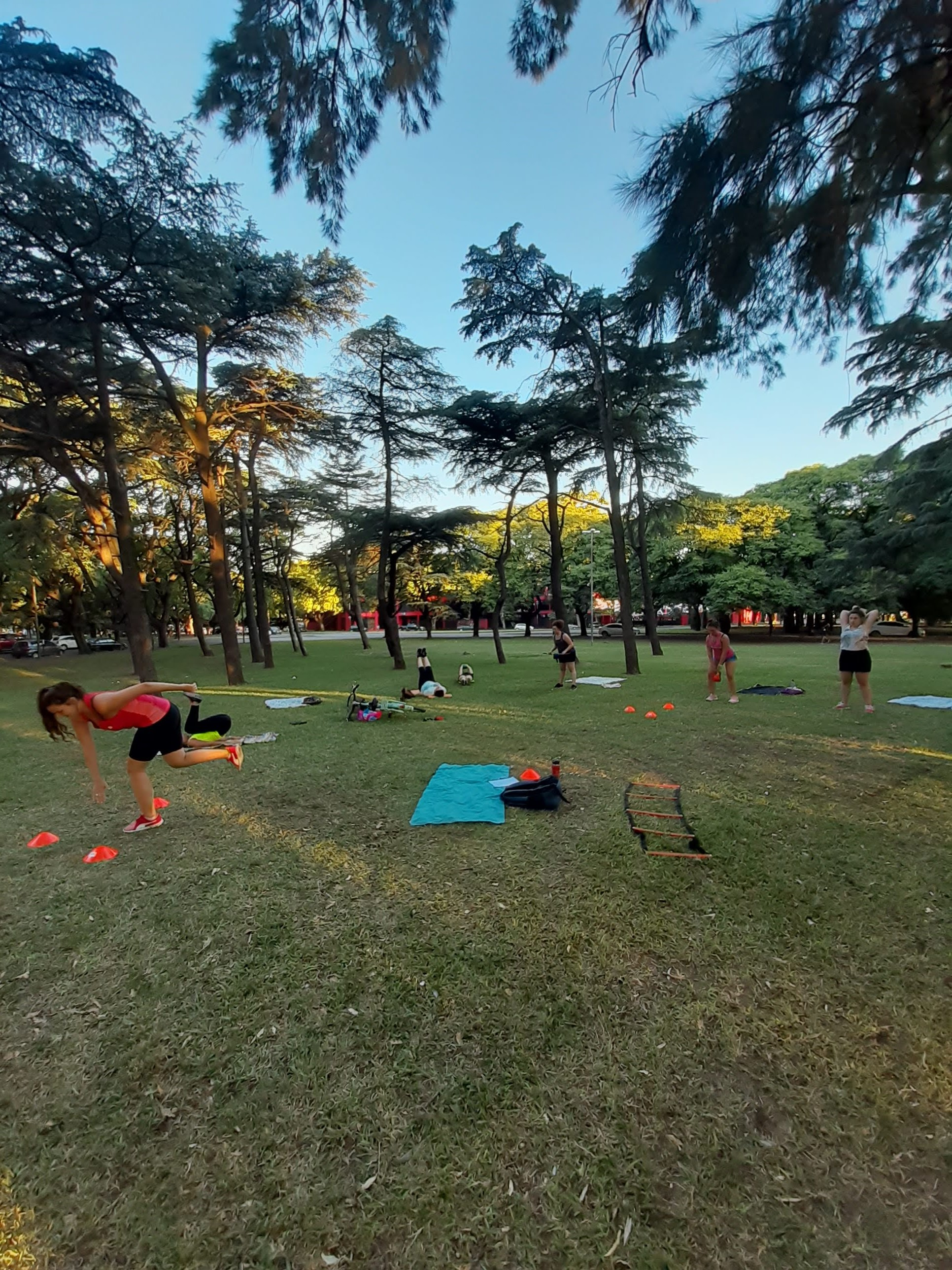 Foto de entrenamiento funcional al aire libre